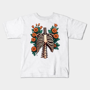 Rib Cage in Art Kids T-Shirt